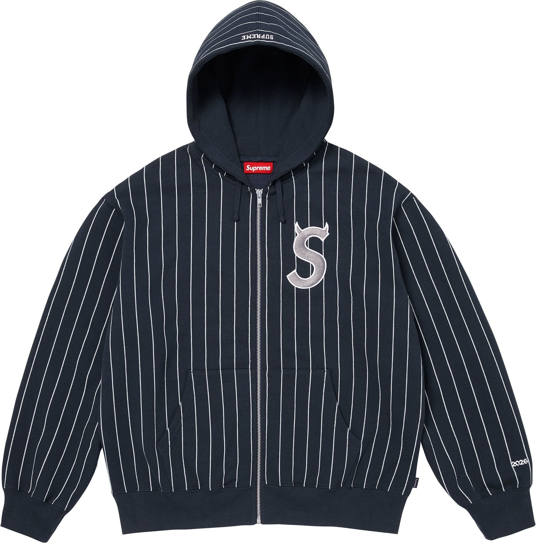 Devil S Logo Zip Up Hooded Sweatshirt view 14